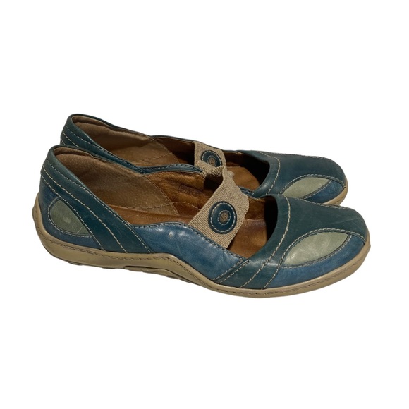 Joseph Seibel 96628 blue leather loafers size 10 - Picture 2 of 9